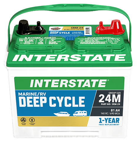 Interstate Deep Cycle Marine Battery Group 24 - Peninsula Battery