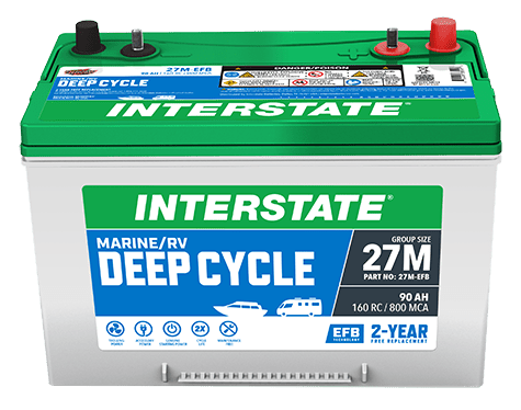 Interstate Deep Cycle Marine Battery Group 27 - Peninsula Battery